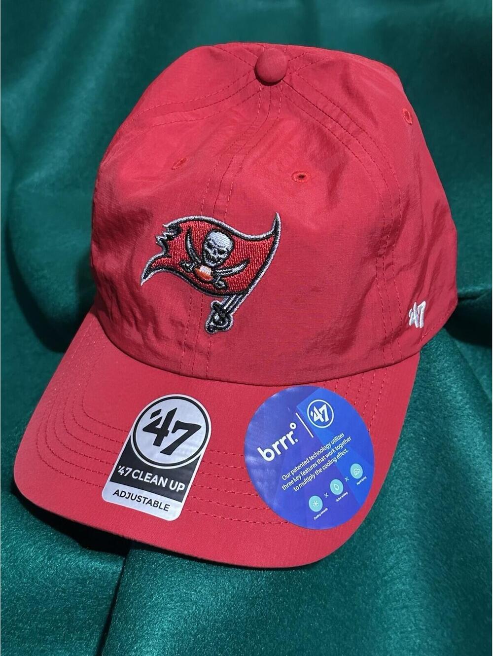 Tampa Bay Buccaneers ‘47 Brand Brrr Red Strapback Cooling Hat Cap OSFA New